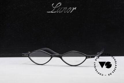 Lunor A44 Lesebrille Acetatrahmen 90er, Größe: small, Passend für Herren und Damen