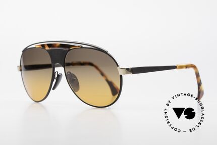 Alain Mikli 634 / 0015 Lenny Kravitz Sonnenbrille, nahezu identisch der 633 'Lenny Kravitz Mikli-Brille', Passend für Herren
