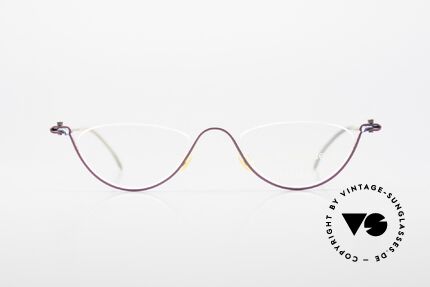 ProDesign No15 Gail Spence Lesebrille Titan, vintage Titanium Rahmen im Gail Spence Design, Passend für Herren und Damen