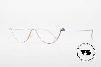ProDesign No15 Gail Spence Lesebrille Titan, sehr interessante Designer-Lesebrille von 1995, Passend für Herren und Damen