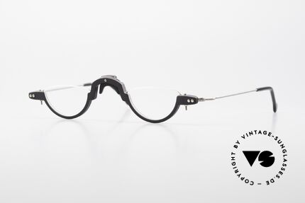 MDG Bauhaus 5005 Minimalistische Lesebrille 90er, MDG 5005: minimalistische Lesebrille im Bauhaus Stil, Passend für Herren und Damen