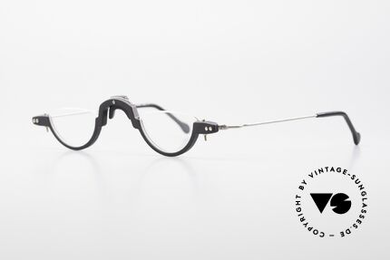 MDG Bauhaus 5005 Minimalistische Lesebrille 90er, absolute Rarität in Handarbeit gefertigt; Sammlerstück!, Passend für Herren und Damen