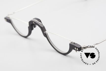 MDG Bauhaus 5005 Minimalistische Lesebrille 90er, Aluminium-Fassung, made in Germany, sehr komfortabel, Passend für Herren und Damen