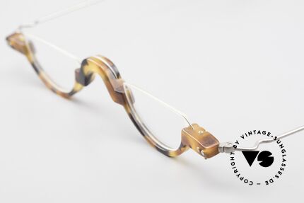 MDG Bauhaus 5010 Minimalistische 90er Lesebrille, Kunststoff-Fassung, made in Germany, sehr komfortabel, Passend für Herren