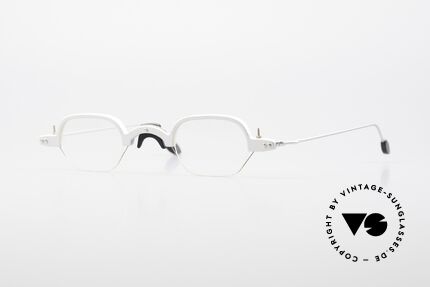 MDG Bauhaus 5004 Puristische Lesebrille 90er, MDG 5004: minimalistische Lesebrille im Bauhaus Stil, Passend für Herren und Damen