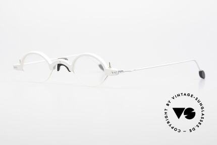 MDG Bauhaus 5001 Puristische Lesebrille Oval, absolute Rarität in Handarbeit gefertigt; Sammlerstück!, Passend für Herren und Damen