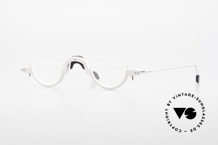 MDG Bauhaus 5005 Minimalistische Alubrille 90er Details