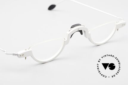 MDG Bauhaus 5005 Minimalistische Alubrille 90er, ungetragenes 90er Einzelstück und KEINE RETROBRILLE, Passend für Herren und Damen