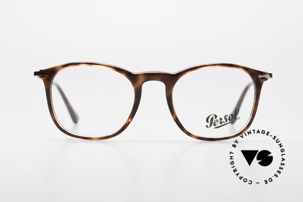 Persol 3124 Klassisch Zeitlose Unisex Brille, klassische Brillenform in einem zeitlosen Design, Passend für Herren und Damen
