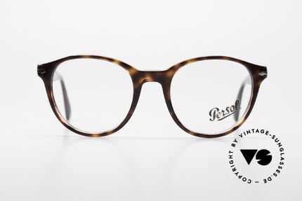 Persol 3153 Zeitlose Panto Unisex Brille, klassische Brillenform & flexible Federscharniere, Passend für Herren und Damen