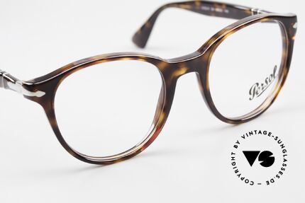 Persol 3153 Zeitlose Panto Unisex Brille, Unisex-Modell, daher passend für Damen & Herren, Passend für Herren und Damen