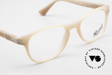 Persol 3085 Klassische Damen Brille Ambra, eine Neuauflage der alten Brillen von Persol Ratti, Passend für Damen
