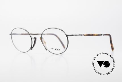 BOSS 4707 Runde Panto Stil Brille 90er, großartiges ORIGINAL in absoluter Spitzen-Qualität, Passend für Herren