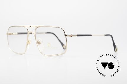 Aigner EA23 Echt 80er Luxus Brillenfassung, wahre Luxus-Brille mit Seriennr.; kostbar & selten, Passend für Herren
