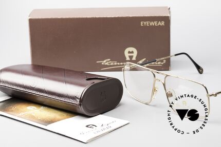 Aigner EA23 Echt 80er Luxus Brillenfassung, Größe: medium, Passend für Herren