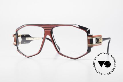 Cazal 163 Vintage West Germany Brille, berühmte vintage Hip Hop Szene-Brille von 1987, Passend für Herren