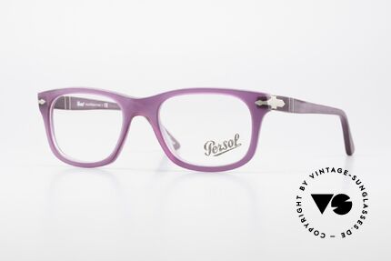 Persol 3029 Damen Brille In Violett Lila, Persol Brille, Modell 3029 in SMALL Größe 50-19, Passend für Damen