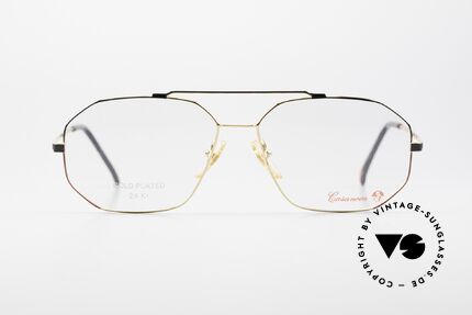 Casanova AC3 24KT Vergoldet Aviator Style, eckiges, stilvolles Design: schlicht & dennoch markant, Passend für Herren