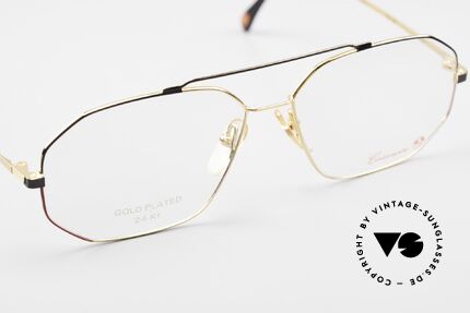 Casanova AC3 24KT Vergoldet Aviator Style, KEINE Retrobrille, sondern ein kostbares 80er Original!, Passend für Herren