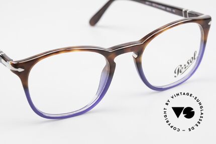 Persol 3007 Terrae Oceano Edition Small, eine Neuauflage der alten Brillen von Persol Ratti, Passend für Herren und Damen