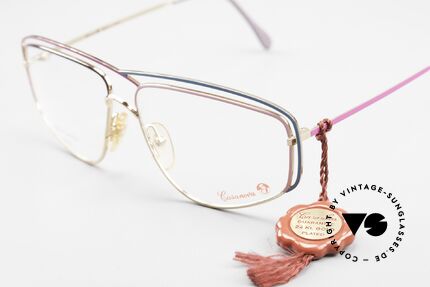 Casanova CN24 24kt Vergoldete Damen Brille, Rarität & absolutes Sammler-Highlight (Museumsstück), Passend für Damen