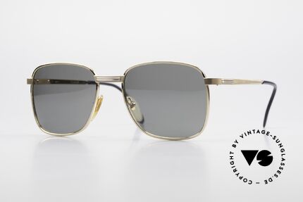 Henry Jullien Best Walzgold Doublé Polarisierend, alte Henry Jullien Sonnenbrille von 1989. Mod. BEST, Passend für Herren
