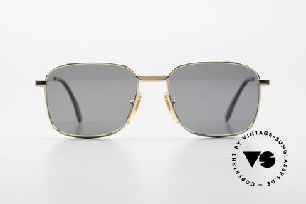 Henry Jullien Cougar Alte Brille Walzgold Doublé, Herrenmodell aus 20/000 Walzgold Doublé, Gr. 51-16, Passend für Herren