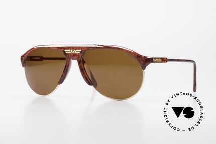 Carrera 5444 Sehr Breite Aviator Brille 90er, vintage CARRERA Sonnenbrille aus den 90er Jahren, Passend für Herren