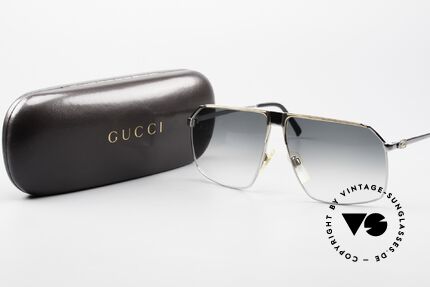 Gucci GG41 22Kt Vergoldete Sonnenbrille, Größe: large, Passend für Herren