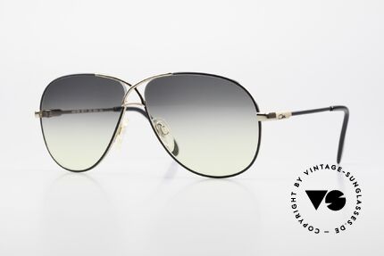 Cazal 728 Designer Piloten Sonnenbrille, legendäre Pilotensonnenbrille der 1980er Jahre, Passend für Herren und Damen