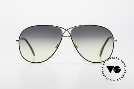 Cazal 728 Designer Piloten Sonnenbrille, CAZALs Antwort auf den Ray-Ban Aviator Style, Passend für Herren und Damen