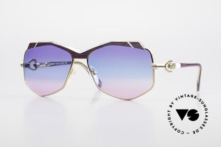 Cazal 230 Bunte Cazal Sonnenbrille 80er, tolle 80er Jahre Cazal Designersonnenbrille, Passend für Damen