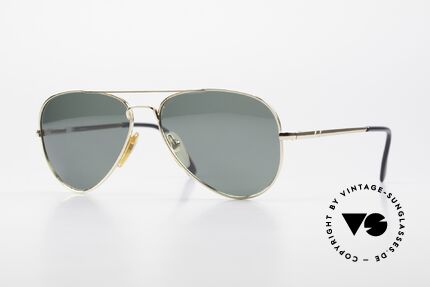 Henry Jullien Dakota Walzgold Doublé Aviator 80er, alte Henry Jullien Sonnenbrille von 1989; DAKOTA, Passend für Herren