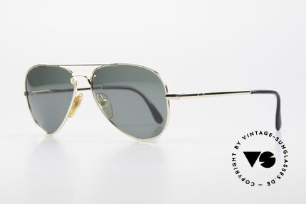 Henry Jullien Dakota Walzgold Doublé Aviator 80er, Wahnsinns-Qualität; zudem mit flexiblen Scharnieren, Passend für Herren