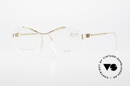 Henry Jullien Melrose 2255 Randlose Vintage Damenbrille, entsprechend edel und kostbar ist die Vergoldung, Passend für Damen