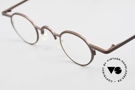 Theo Belgium Pat Trendsetter Vintage Brille 90s, wirklich außergewöhnliche Fassung in Top-Qualität!, Passend für Herren und Damen