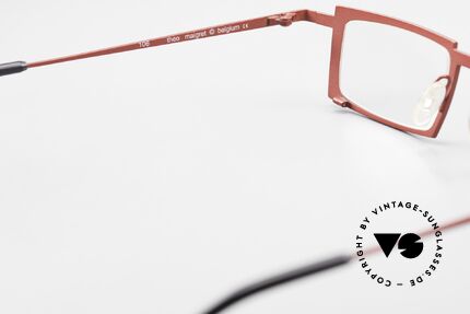 Theo Belgium Maigret Eckige Titanium Brille Unisex, die Demogläser sollten durch optische ersetzt werden, Passend für Herren und Damen