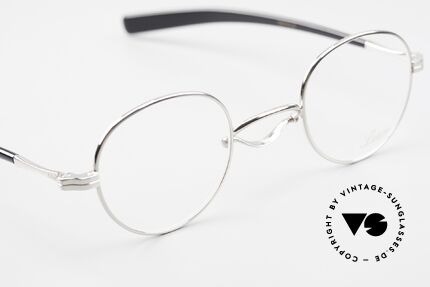 Lunor Swing A 32 Panto Vintage Brille Mit Schwing Steg, die orig. Demogläser können beliebig ersetzt werden, Passend für Herren und Damen
