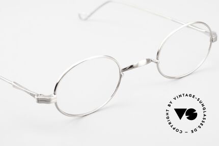 Lunor II 10 Ovale Metallbrille Antik Silber, altes, ungetragenes LUNOR Original mit dem W-Steg, Passend für Herren und Damen Lunor II 10 Ovale Metallbrille Antik Silber, altes, ungetragenes LUNOR Original mit dem W-Steg, Passend für Herren und Damen