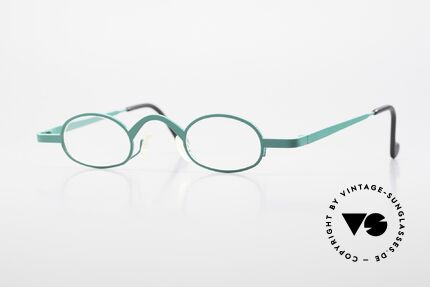 Theo Belgium Brave Ovale Vintage DesignerBrille, ovale VINTAGE Brille von THEO Belgium der 1990er, Passend für Herren und Damen