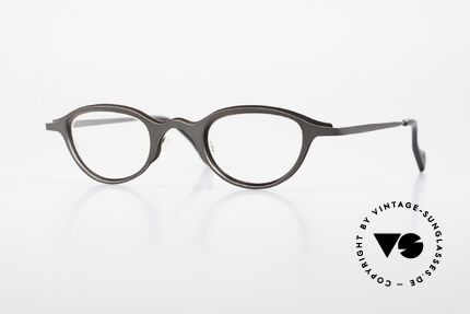 Theo Belgium Uno Zauberhafte Damenbrille 90er, sehr interessante 90er Theo Belgium vintage Damenbrille, Passend für Damen