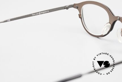 Theo Belgium Uno Zauberhafte Damenbrille 90er, sozusagen: VINTAGE Designerbrille mit Symbol-Charakter, Passend für Damen