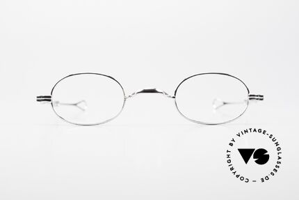Lunor I 08 Telescopic Vintage Brille Platin Plattiert, Lunor Brillen = zeitlose Klassiker; platin-plattiert, Passend für Herren und Damen