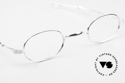 Lunor I 08 Telescopic Vintage Brille Platin Plattiert, ein ca. 20 Jahre altes, ungetragenes LUNOR Original!, Passend für Herren und Damen
