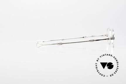 Lunor I 08 Telescopic Vintage Brille Platin Plattiert, stilvoll, elegant und sehr praktische Teleskop-Bügel, Passend für Herren und Damen