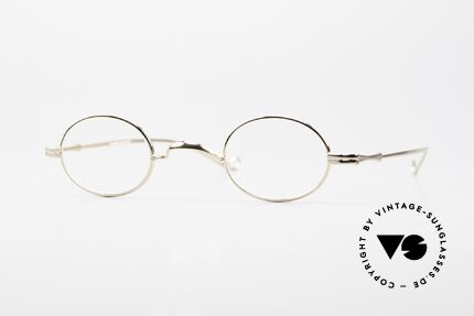 Lunor II 04 Ovale XS Brille Gold Plated Details