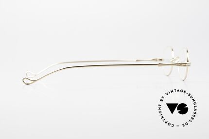 Lunor II 04 Ovale XS Brille Gold Plated, zeitlose, circa 25 Jahre alte Fassung; Unisex-Modell, Passend für Herren und Damen