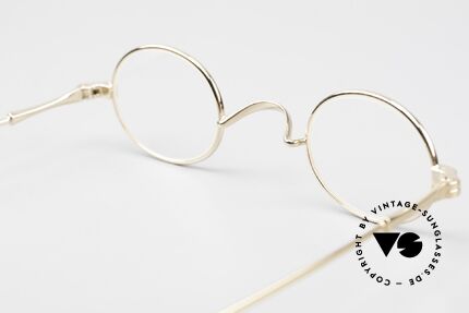 Lunor II 04 Ovale XS Brille Gold Plated, Größe: extra small, Passend für Herren und Damen