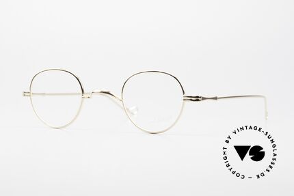 Lunor II 15 Alte Panto Brille Gold Plated Details
