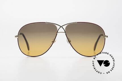 Cazal 728 80er Designer Piloten Brille, CAZALs Antwort auf den Ray-Ban Aviator Style, Passend für Herren und Damen